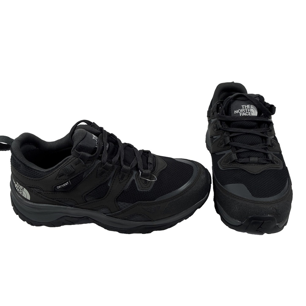 New The North Face Hedgehog Mens Size 7.5 Black Hiking Sneaker Shoe NWOB